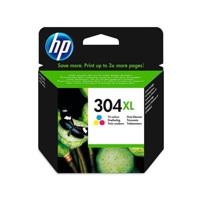 Ink-Jet Hp 304XL Deskjet 3000 - 3720 - 3730 Tricolor 300 Paginas 1