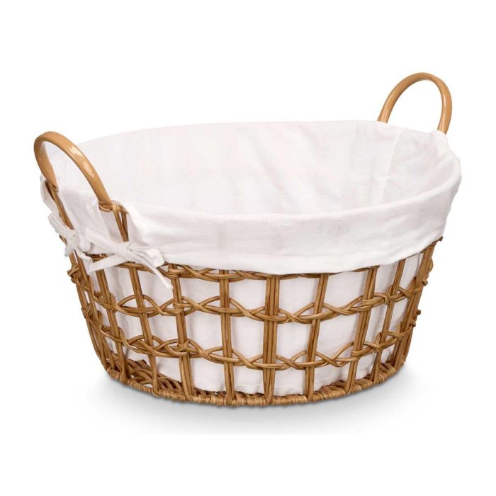 Cesto Redondo con Asas Kipit 45x25x40 cm - Natural (12 Unidades) 1 Cesto Redondo con Asas Kipit 45x25x40 cm - Natural (12 Unidades) 1