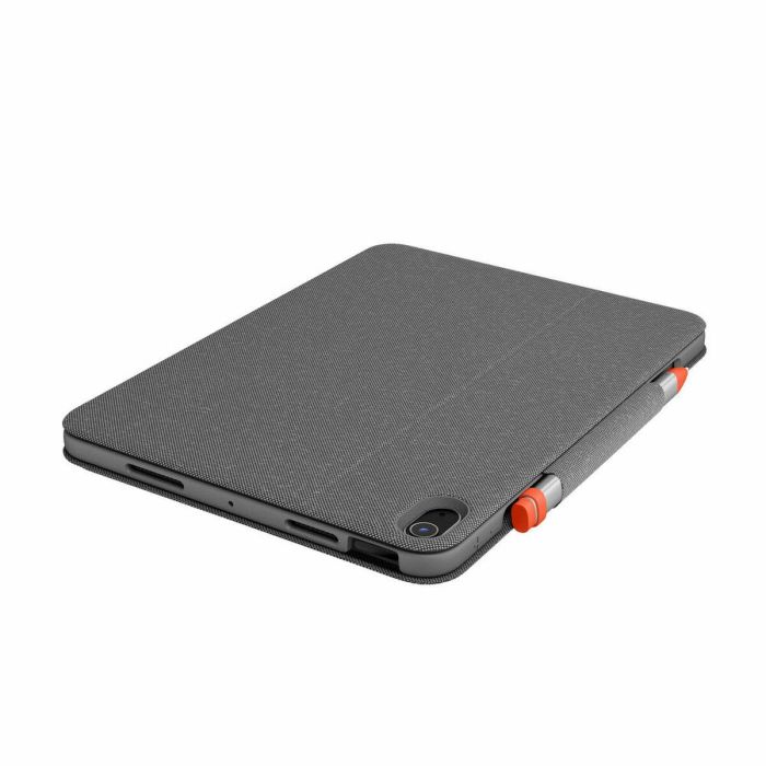 Logitech Funda Folio Touch con teclado y panel táctil, retroiluminación, QWERTY español, gris Oxford, para Apple iPad Air 10.9 pulgadas (4ª generación) 1