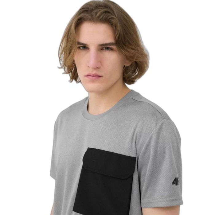 Camiseta de Manga Corta Hombre 4F Fnk M200 Gris 1