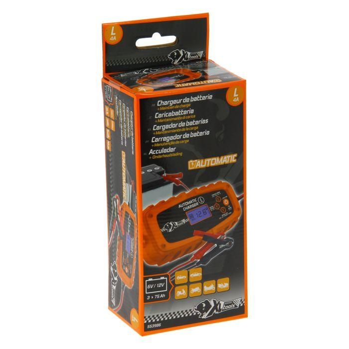 Cargador electrónico - XLPT - 553986 - Control de carga 100% automático, parada y mantenimiento de carga 2 Cargador electrónico - XLPT - 553986 - Control de carga 100% automático, parada y mantenimiento de carga 2