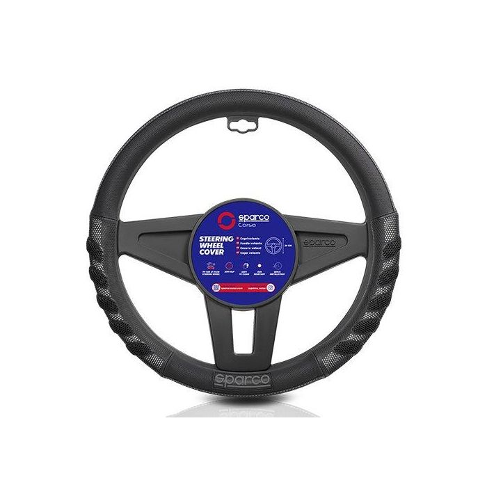 Abc S101 SPCS101GR Funda para Volante Gris Accesorio de Coche 2