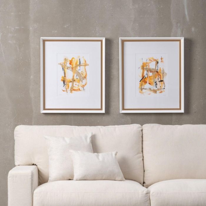 Cuadro Pintura Abstracto 2/M Madera 50 X 60 cm