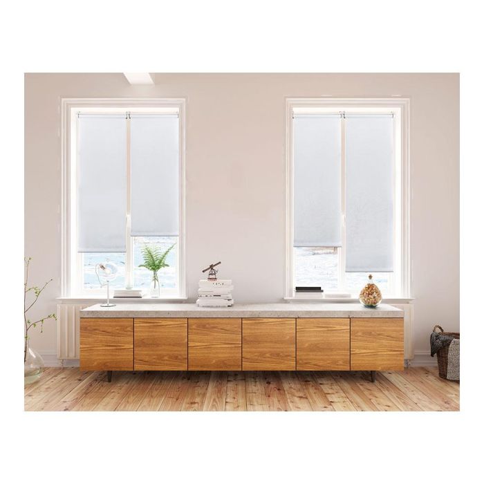 Stor Planet Estor enrollable Clip&fix 120x180cm blanco nieve 2