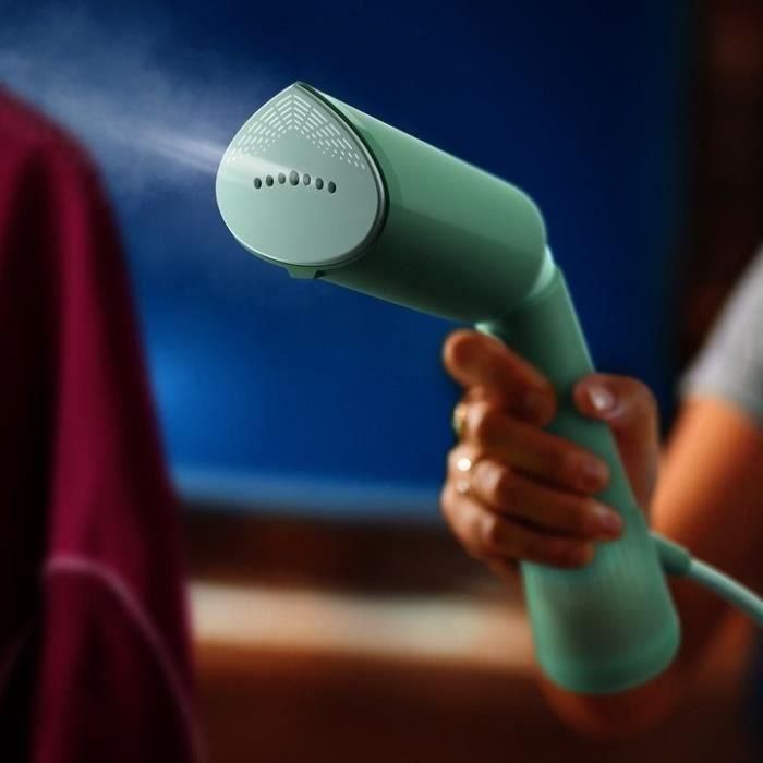 Vaporizador de mano - PHILIPS - STH5010/70 - 1300 W - Cocción al vapor vertical - Flujo de vapor continuo - Cable: 2,5 m - Verde 4 Vaporizador de mano - PHILIPS - STH5010/70 - 1300 W - Cocción al vapor vertical - Flujo de vapor continuo - Cable: 2,5 m - Verde 4