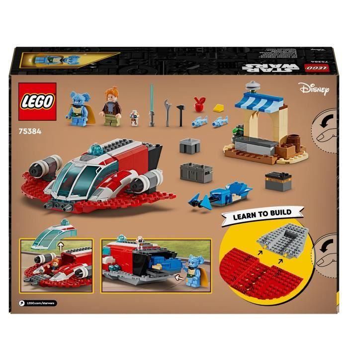 LEGO 75384 Star Wars El Halcón de Fuego Carmesí, Juguete de Construcción con Moto Speeder y Minifiguras 4