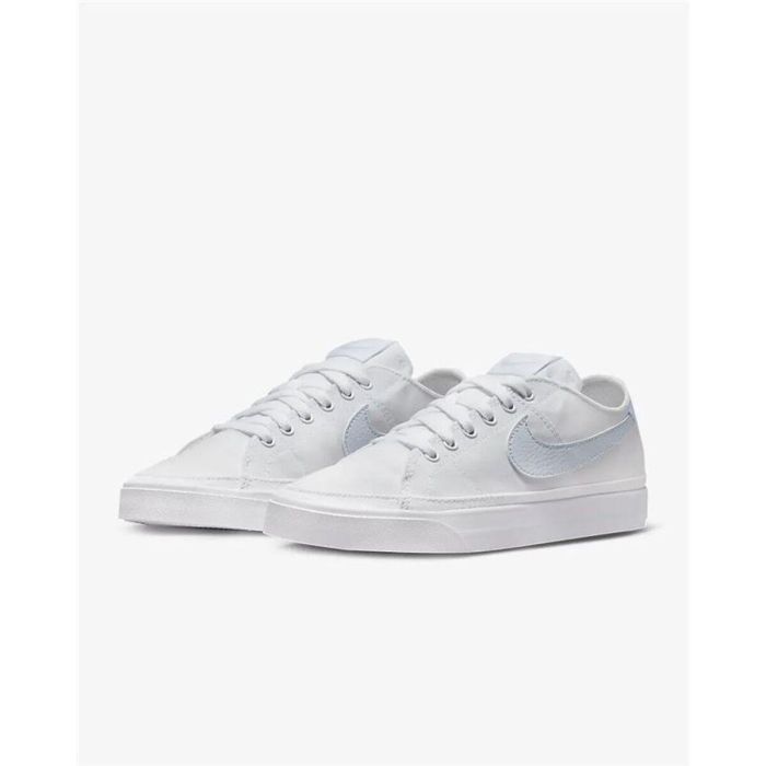 Zapatillas Casual de Mujer Nike Court Legacy Canvas Blanco 4