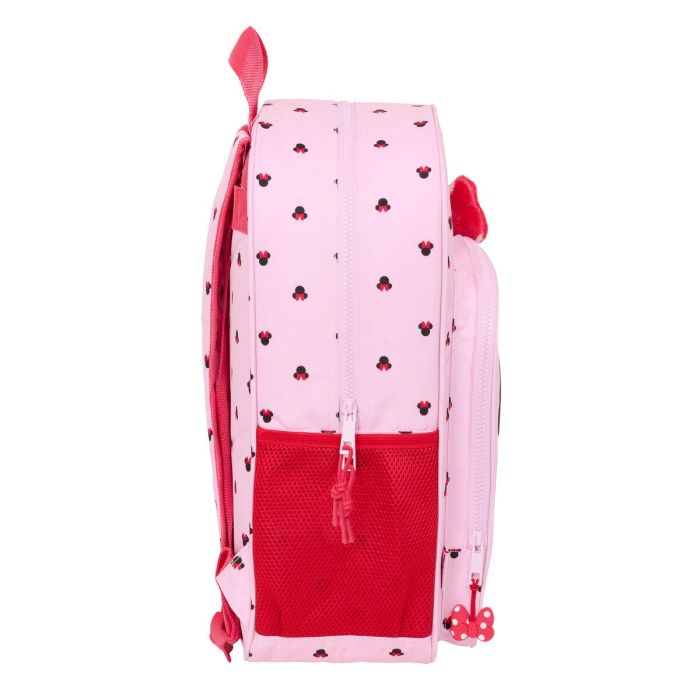 Mochila Escolar Minnie Mouse Naive Rosa 33 x 42 x 14 cm 2