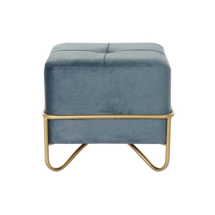 Descalzadora Glam DKD Home Decor Azul Dorado 42 x 38 x 42 cm 2 Descalzadora Glam DKD Home Decor Azul Dorado 42 x 38 x 42 cm 2
