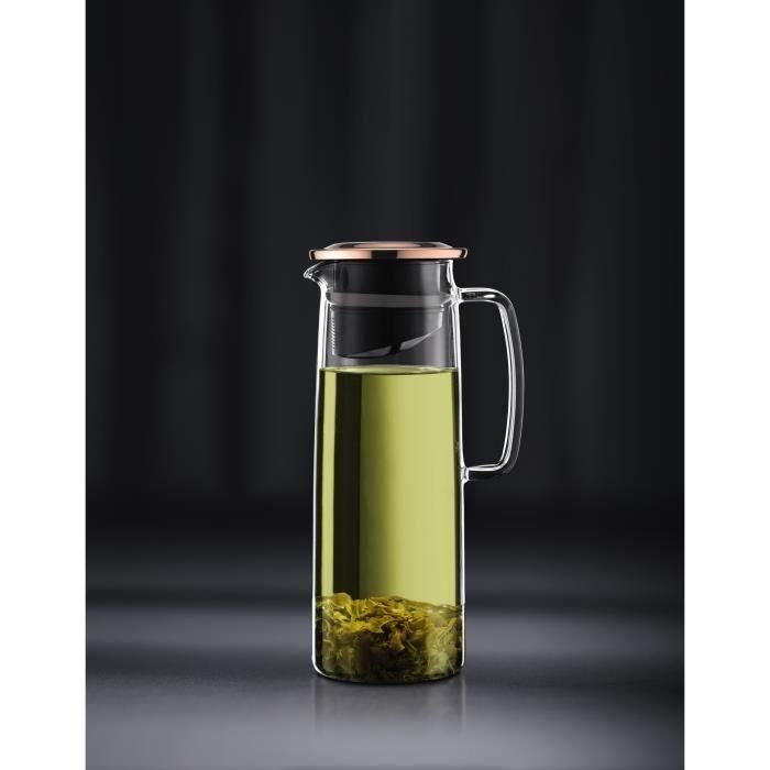 Jarra de vidrio con infusor - BODUM - Biasca - Tapa de cobre con filtro - 1,2 L - Transparente 3 Jarra de vidrio con infusor - BODUM - Biasca - Tapa de cobre con filtro - 1,2 L - Transparente 3