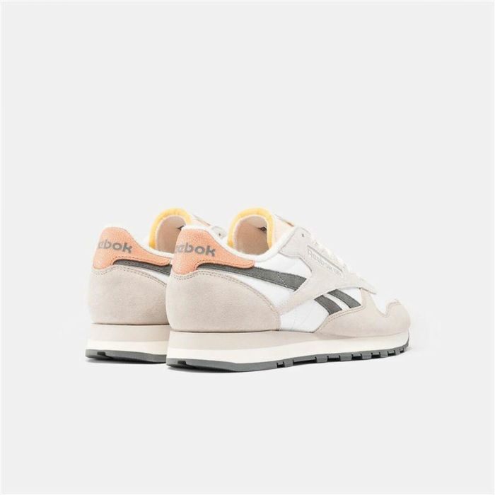 Zapatillas Casual Hombre Reebok Classic Leather Blanco 3