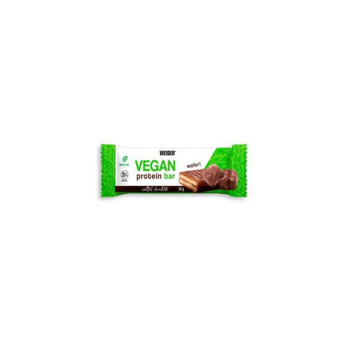Vegan Protein Wafer Bar Salted Chocolate 12Ud. Vegan Protein Wafer Bar Salted Chocolate 12Ud.