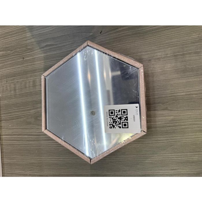 Espejo Basicos DKD Home Decor 0.2 x 20 x 20 cm Set de 4 (6 Unidades) 2