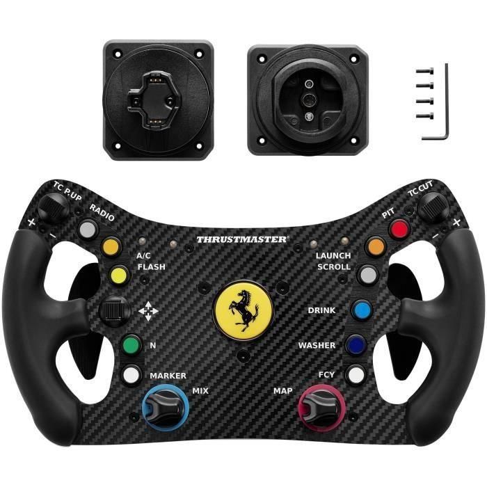Thrustmaster Ferrari 488 GT3 Negro Volante Analógico/Digital PC 1 Thrustmaster Ferrari 488 GT3 Negro Volante Analógico/Digital PC 1