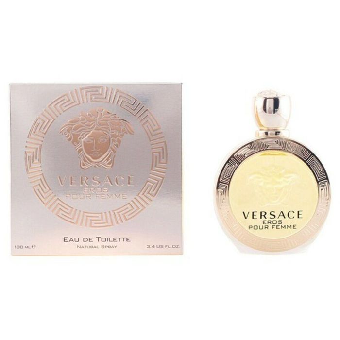 Versace Eros Pour Femme Eau de Toilette Mujer 50 ml | Fragancia Floral Amaderada Sutil y Fresca | Elegante Perfume Vaporizador 4