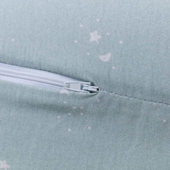 Tineo TIN3275052061614 Almohada de Maternidad de Algodón Verde Agua Estrellas