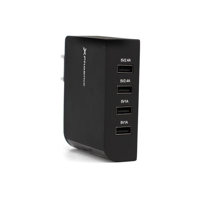 Cargador Pared 5.1 V 4 Entradas Usb 1 Cargador Pared 5.1 V 4 Entradas Usb 1