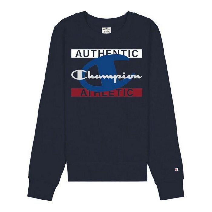 Sudadera sin Capucha Hombre Champion Authentic Athletic Azul oscuro S 0 Sudadera sin Capucha Hombre Champion Authentic Athletic Azul oscuro S 0