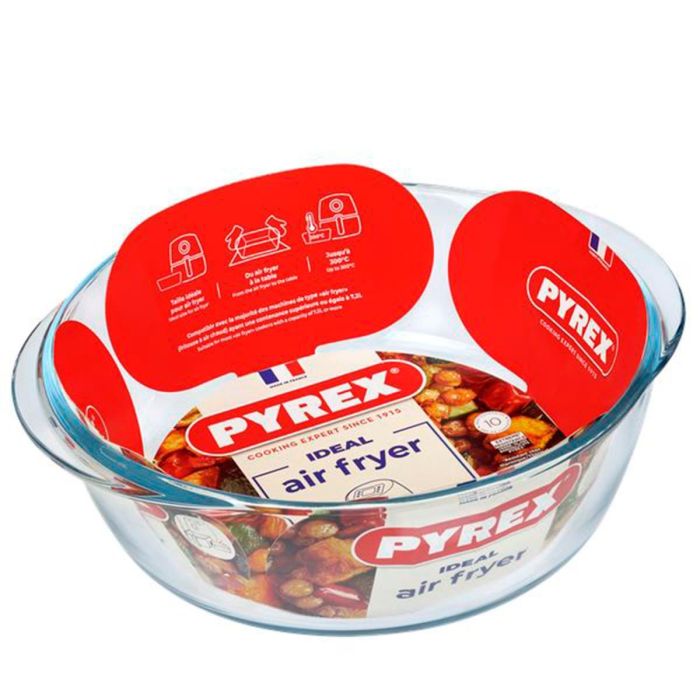 Fuente Redonda Vidrio Airfryer Pyrex® 26 cm -2,3 L 2 Fuente Redonda Vidrio Airfryer Pyrex® 26 cm -2,3 L 2