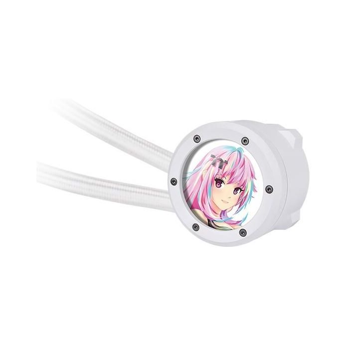 Thermaltake TH420 V2 Ultra EX ARGB Sync All-In-One Liquid Cooler Snow Edition con Ventilador de 14cm Blanco 3