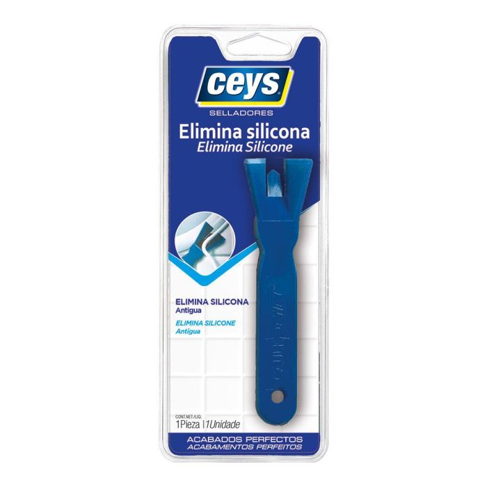 Ceys Rasqueta Elimina silicona Sellaceys 506105 - Acabados perfectos, Azul 0 Ceys Rasqueta Elimina silicona Sellaceys 506105 - Acabados perfectos, Azul 0