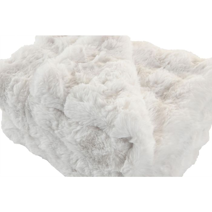 Manta Urban DKD Home Decor Crudo 170 x 130 cm (2 Unidades) 1 Manta Urban DKD Home Decor Crudo 170 x 130 cm (2 Unidades) 1