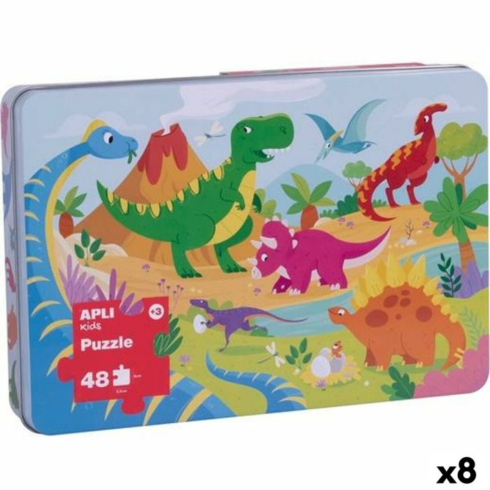 Puzzle Apli 48 x 32 cm Dinosaurios 48 Piezas (8 Unidades) 0 Puzzle Apli 48 x 32 cm Dinosaurios 48 Piezas (8 Unidades) 0