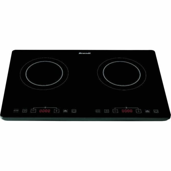 Brandt Placa de inducción 2 fuegos, 3400 W, 10 niveles de potencia, Temporizador 180 minutos, Seguridad completa, 60 cm Ancho 0 Brandt Placa de inducción 2 fuegos, 3400 W, 10 niveles de potencia, Temporizador 180 minutos, Seguridad completa, 60 cm Ancho 0