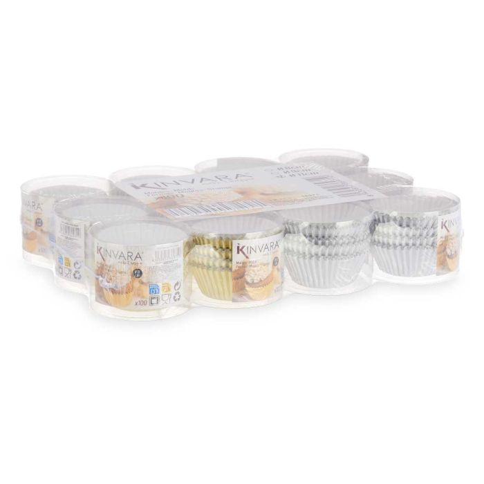 Set 100 Moldes Papel Metalizados Repost 11Cm Srt 2 Kinvara (48 Unidades) 2 Set 100 Moldes Papel Metalizados Repost 11Cm Srt 2 Kinvara (48 Unidades) 2