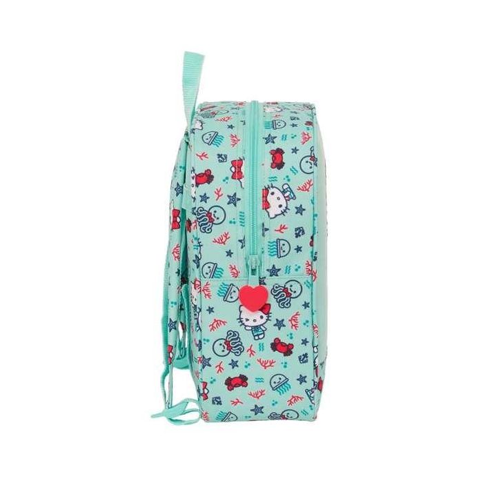 Mochila Infantil Hello Kitty Sea lovers Turquesa 22 x 27 x 10 cm 2