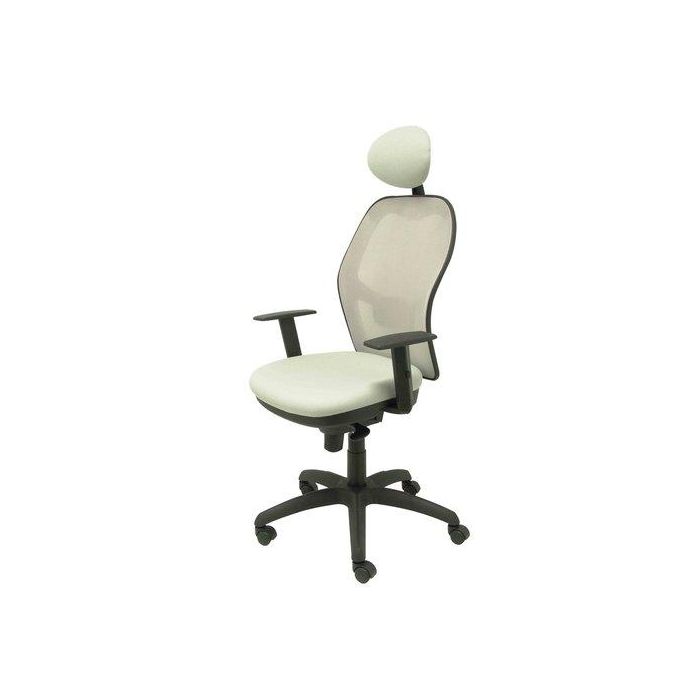Silla Piqueras Y Crespo Jorquera Brazos Regulables Cabecero Fijo Mecanismo Sincro Con Regulador De Tension Respaldo De Malla Gris Y Asiento Tapizado Bali Gris