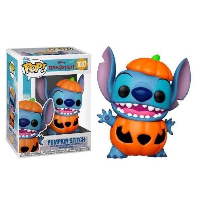 Funko Pop! FUN0889698581844 Disney Lilo y Stitch - Figura Stitch de calabaza #1087 2 Funko Pop! FUN0889698581844 Disney Lilo y Stitch - Figura Stitch de calabaza #1087 2