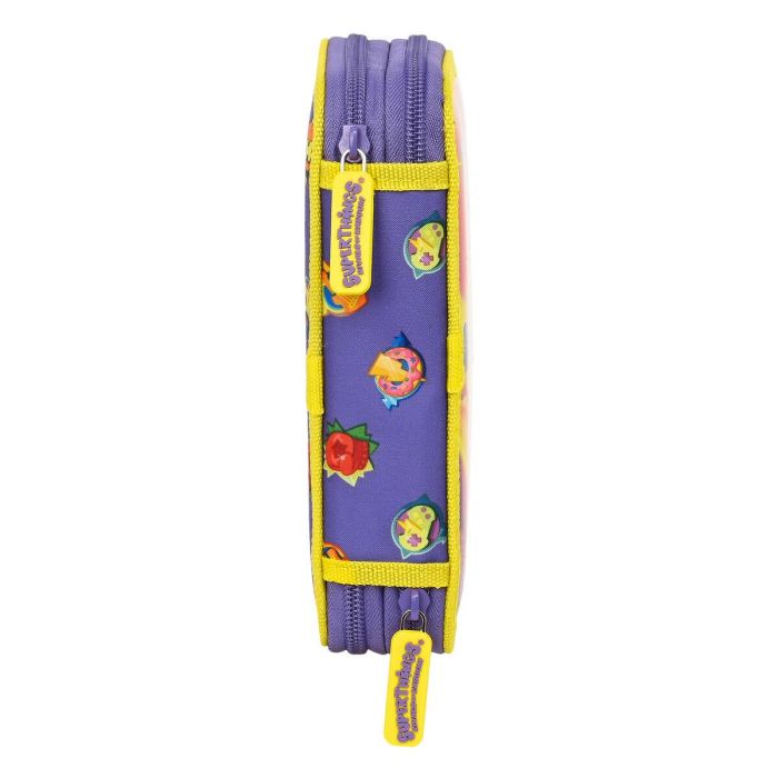 Plumier Doble SuperThings Guardians of Kazoom Amarillo Morado (28 piezas) 3