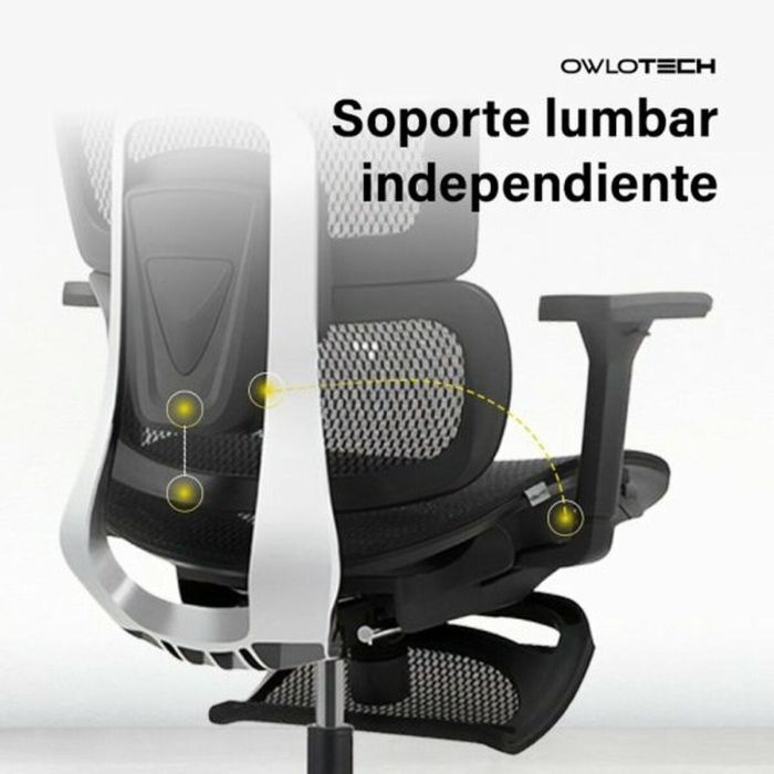 Silla de Oficina Owlotech Negro 3 Silla de Oficina Owlotech Negro 3