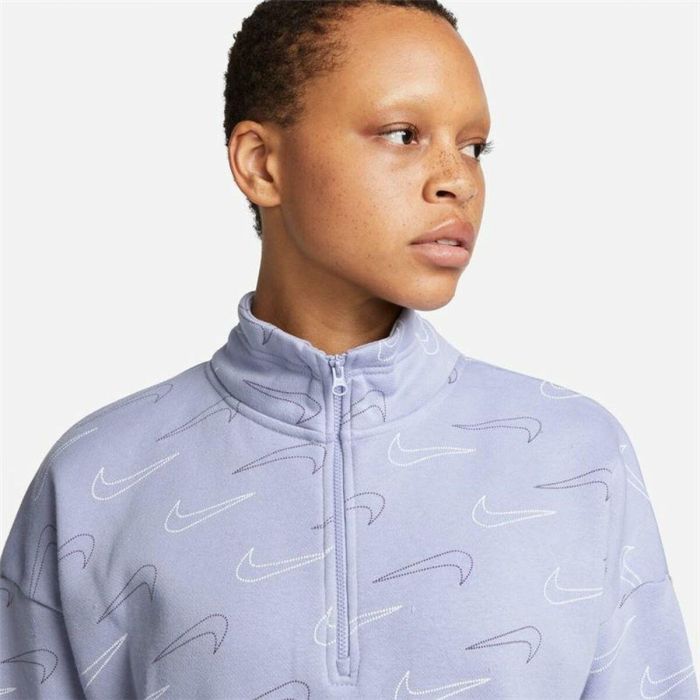 Sudadera sin Capucha Mujer Nike Lila 2