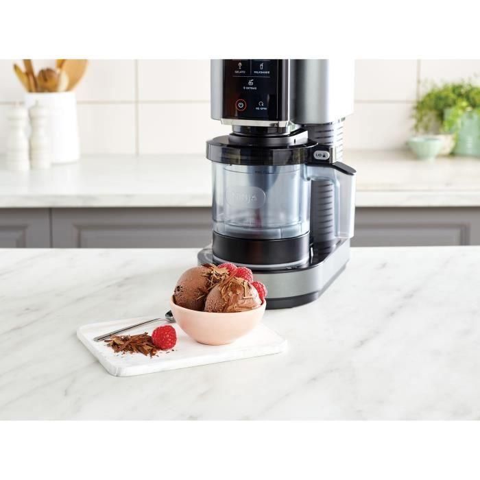 Ninja HELADERA CREAMI 450ML - Máquina para hacer helado casero, gelato, sorbete y más, 800W, 7 programas, apta lavavajillas 3 Ninja HELADERA CREAMI 450ML - Máquina para hacer helado casero, gelato, sorbete y más, 800W, 7 programas, apta lavavajillas 3