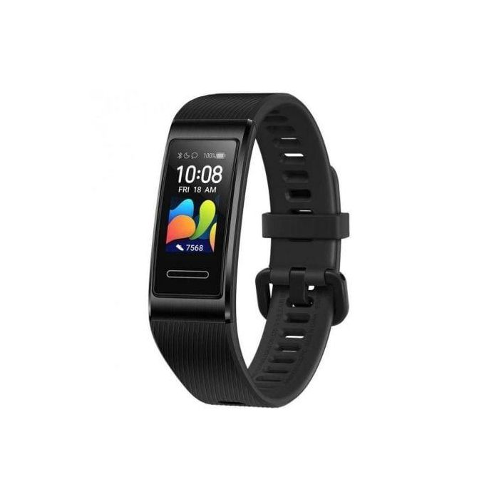 PULSERA CUANTIFICADORA HUAWEI BAND 4 PRO GRAPHITE BLACK - PANTALLA 2.41CM COLOR - BAT 100MAH - BT4.2 - FRECUENCIA CARDIACA - 5ATM - NOTIFICACIONES