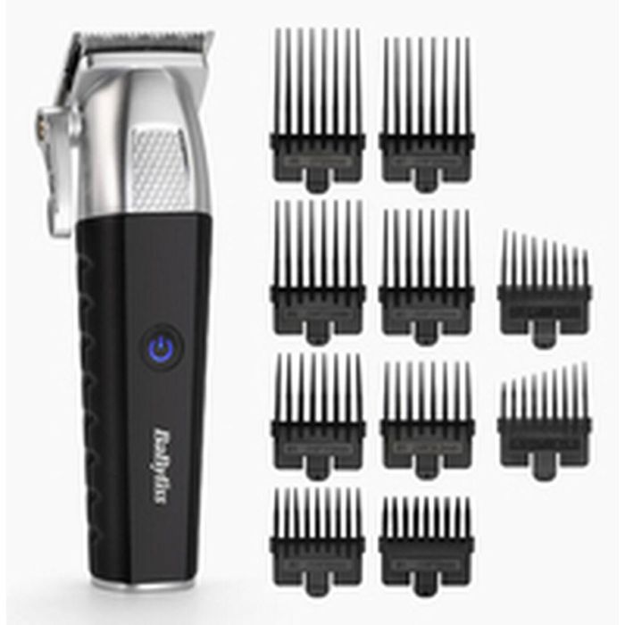 BaByliss E812E Cortapelos Lithium Power para Hombre, Cuchillas Acero Japonés, 0.5-25mm, Batería de Iones de Litio 3h 10