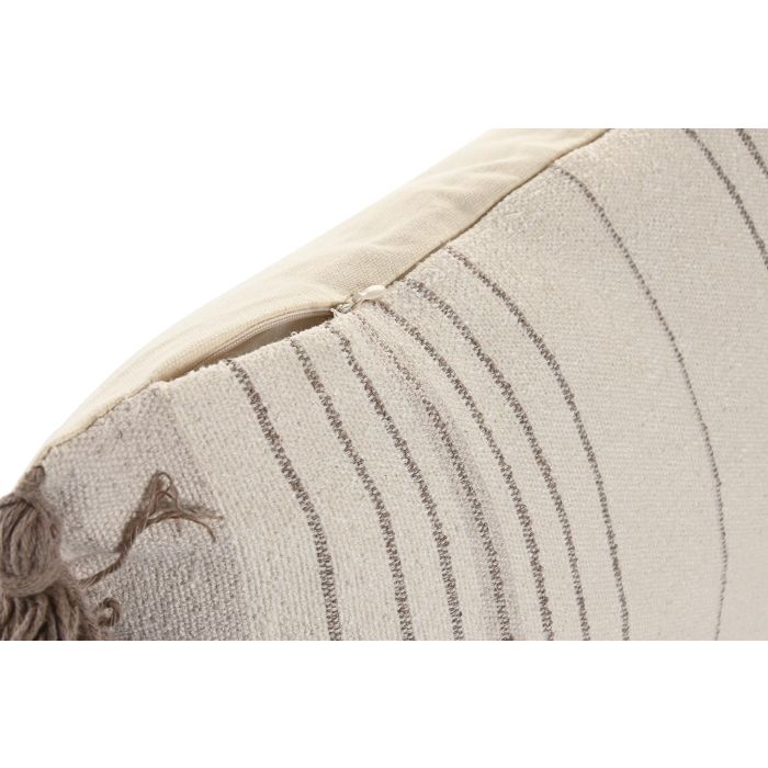 Cojin Urban DKD Home Decor Crudo Beige 45 x 45 cm (2 Unidades) 2
