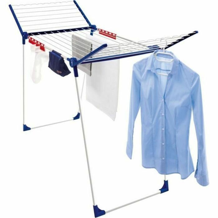 Leifheit PEGASUS 200 Tendedero de Ropa Confort - 20m Colgado, Alas 107cm, 2 Soportes Pequeños, 167x66x87cm