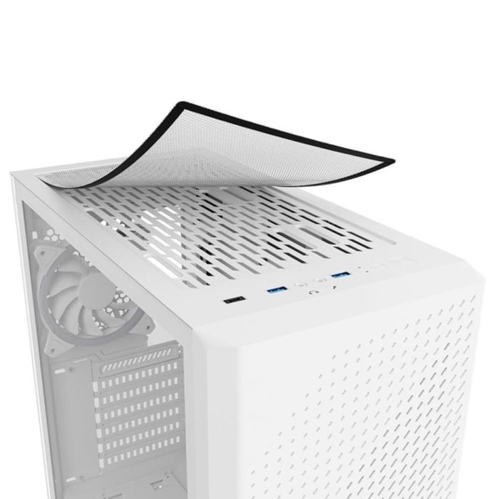Sharkoon VS9 RGB Midi Tower PC Blanco ATX micro ATX Mini-ATX con Ventana Templada Iluminación RGB 6 Sharkoon VS9 RGB Midi Tower PC Blanco ATX micro ATX Mini-ATX con Ventana Templada Iluminación RGB 6