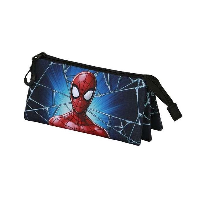 Karactermania Spiderman Ptodo Triple Maximum 11X23X8Cm Portatodo Lápices 3 Compartimentos