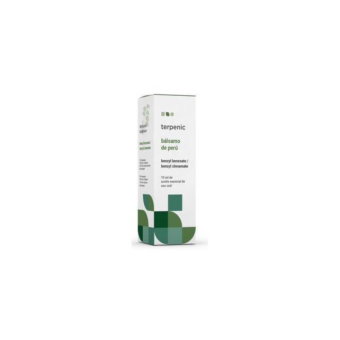 TERPENIC Bálsamo del Perú Aceite Esencial Alimentario 10ml, Antiinflamatorio, Antibacteriano y Regenerador Dérmico