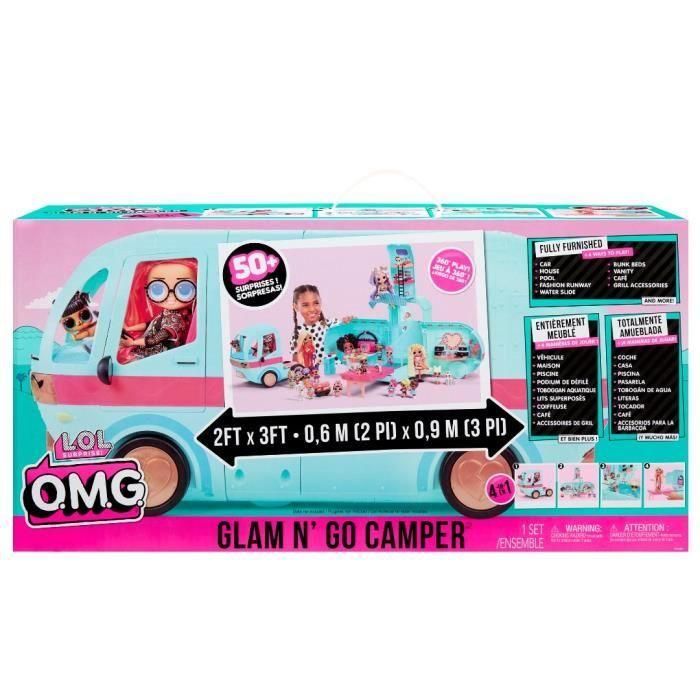 Vehículo Camper Glam N' Go L.O.L.Surprise 502500 Mga 4