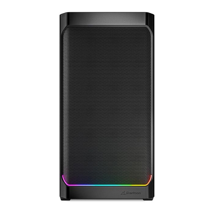 SHARKOON MK4 RGB Torre Micro Negro PC micro ATX Mini-ITX RGB Frontal