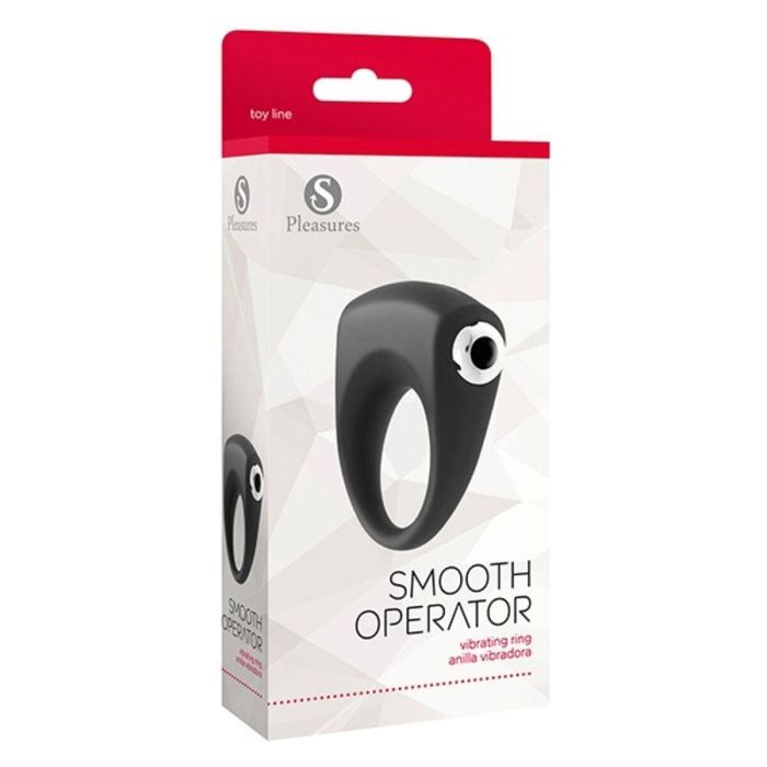 Anillo para el Pene S Pleasures Smooth Operator Negro 1 Anillo para el Pene S Pleasures Smooth Operator Negro 1
