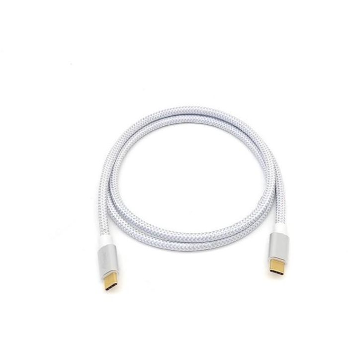 EQUIP 128355 Cable USB-C 3.2 a USB-C Macho Macho 0.5m 10Gbps 100W 5A 4K/60Hz Blanco 3