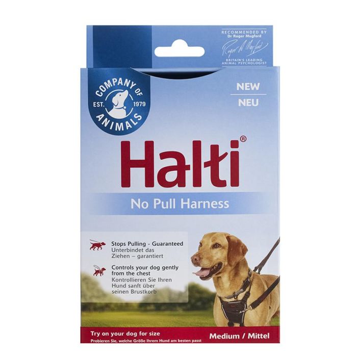 Halti Arnés Antitirones No-Pull Harness para Perros, Talla M (cuello 34-50cm), Poliéster - Control Efectivo para Cualquier Nivel de Tirón 2