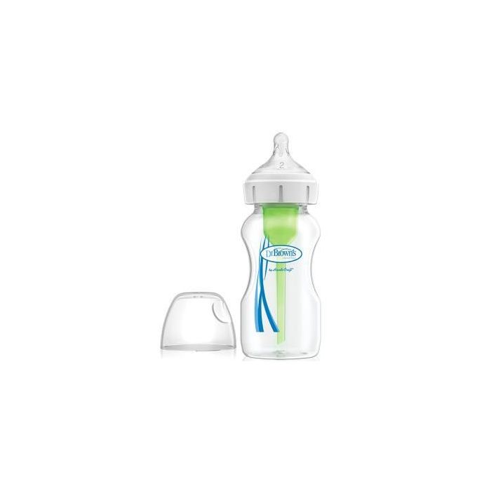 DR. BROWN´S Biberón Options Boca Ancha Silicona Redondo +3 Meses 270ml