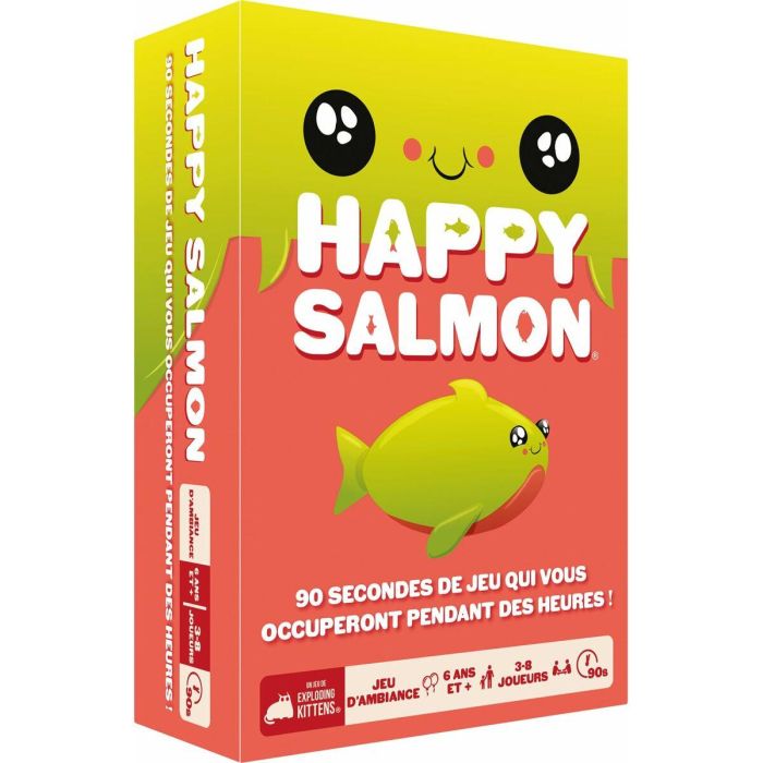 Asmodee ASM1739297193976 Salmón Feliz - Juego de Cartas de Mesa para Niños y Adultos, Diversión Familiar 5